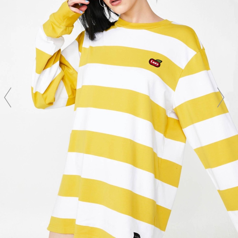 lazy oaf lazy apple long sleeve tee